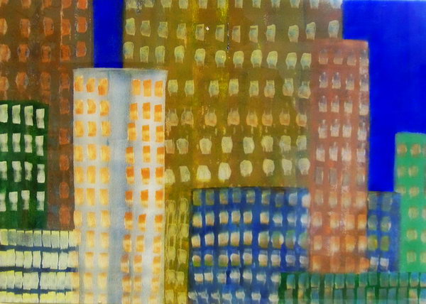 Waiting for the moon-ȴ-ϩ-70X50cm