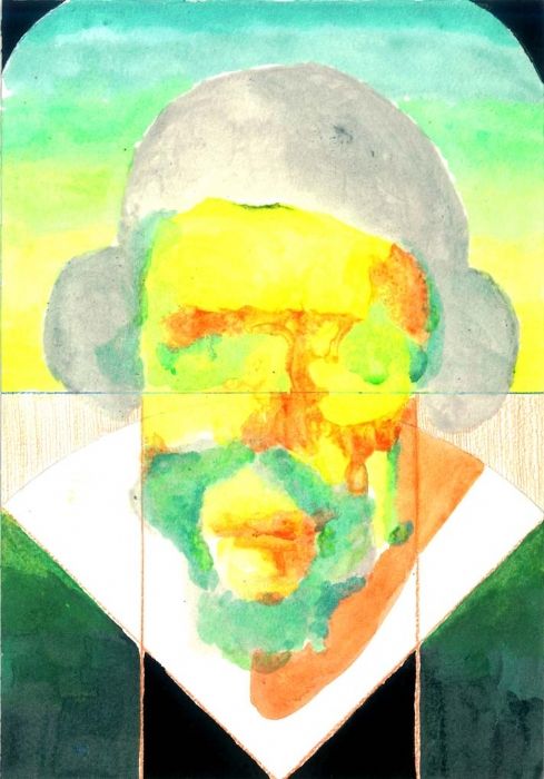 Fool 2012 Mixed Media on Paper 29.7x21cm
