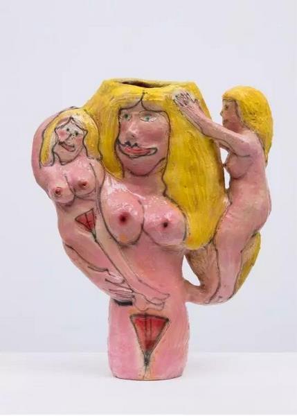 Ruby Neri, Untitled (Study for Woman with Doll), 2019. Courtesy of David KordanskyGallery, Los Angeles.
