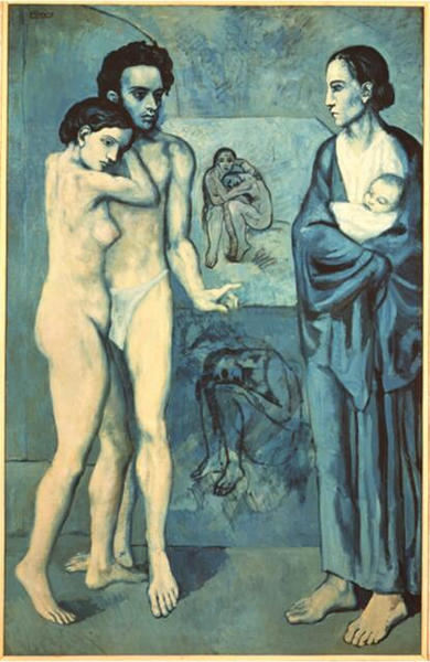 Pablo Picasso, La Vie [Life], 1903, Oil on canvas,