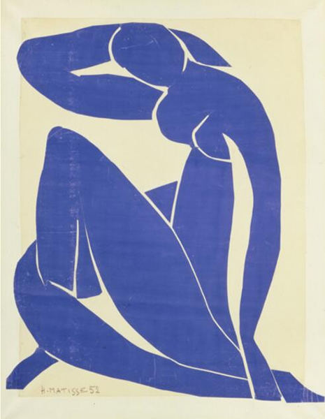 Henri Matisse, Blue Nude II, 1952, Painting