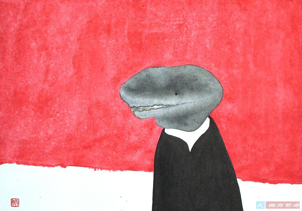 ����ϵ�У���ɫ֮Ļ֮һ��������Ʒ��ֽ���ۺϣ�53cmX38cm��