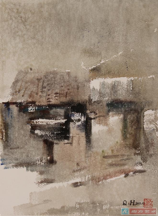 �����ռ�֮һ ˮ�ʻ�28.5��37.5cm